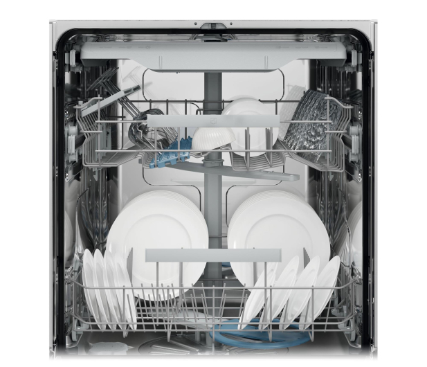Zmywarka ELECTROLUX E62LB201S 60cm, 14kpl, QuickSelect 2.0, satelitarne 360Clean® ; Kosze FlexiMax Plus ,3kosz - 1536158 - zdjęcie 2